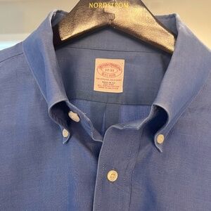 Men's Brooks Brothers, Button Down, Dress Shirt in Blue
